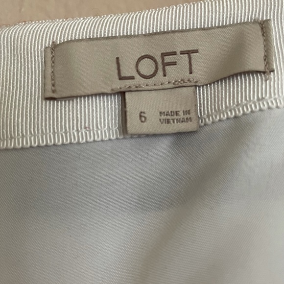 LOFT Striped Skirt - Picture 6 of 7